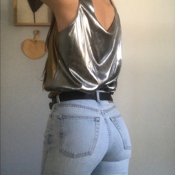 Four-way reversible metallic vintage tank top - Picture 5 of 13